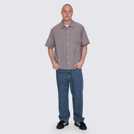 WORSHIP Cherub Short Sleeve Shirt - Blackberry