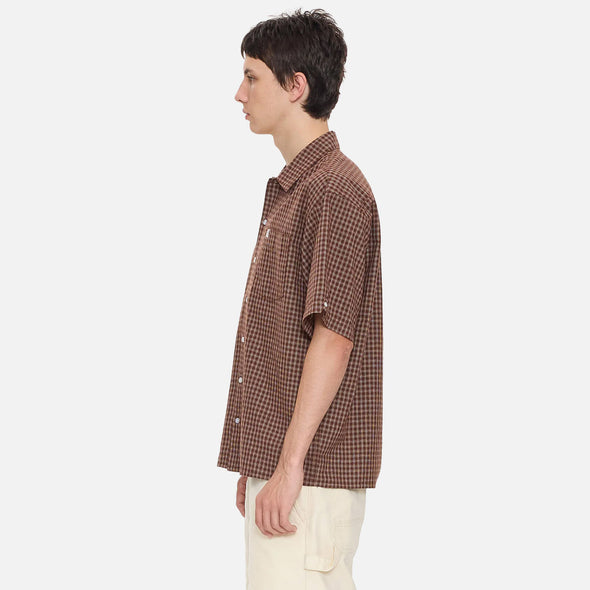 WORSHIP Cherub Short Sleeve Shirt - Brown