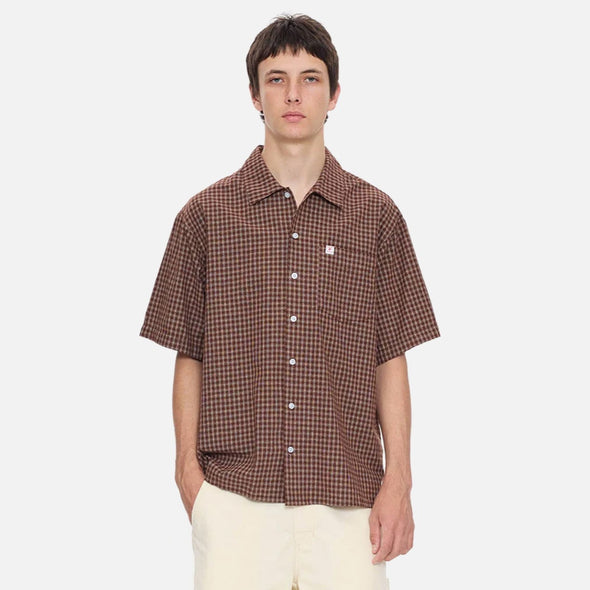 WORSHIP Cherub Short Sleeve Shirt - Brown