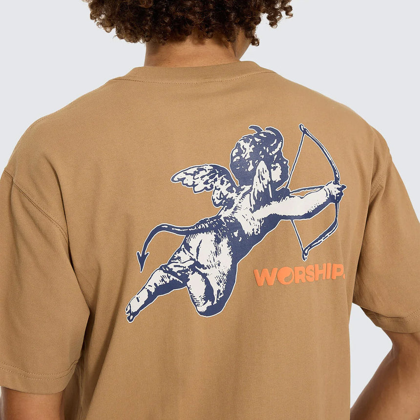 WORSHIP Cherub Tee - Tannin