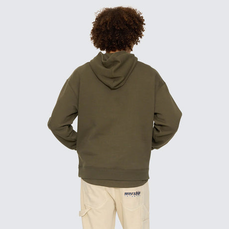 WORSHIP Line Stepper Pullover Hood - Grape Leaf