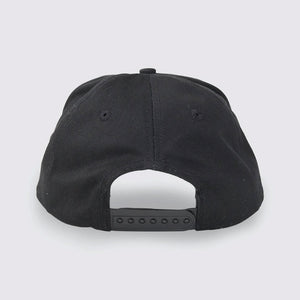 WORSHIP Obsidian 5 Panel Hat - Black