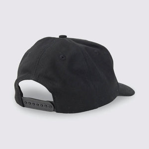 WORSHIP Obsidian 5 Panel Hat - Black
