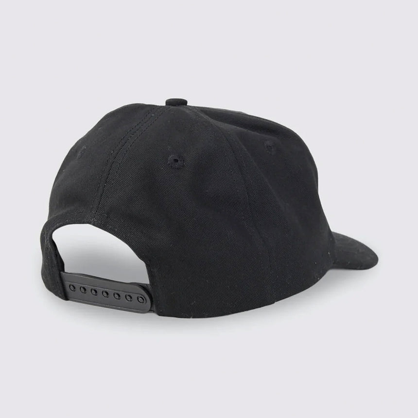 WORSHIP Obsidian 5 Panel Hat - Black