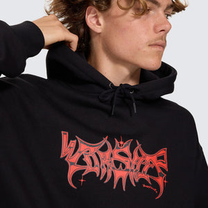 WORSHIP Obsidian Pullover Hood - Black