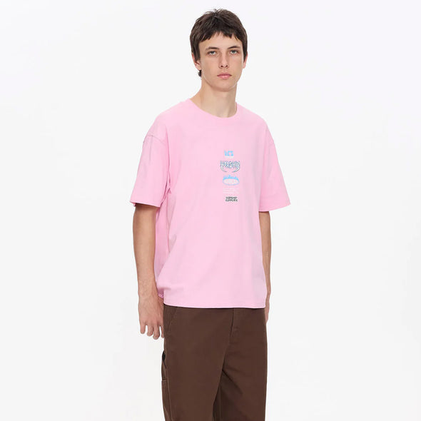 WORSHIP Pile Up Tee - Flamingo