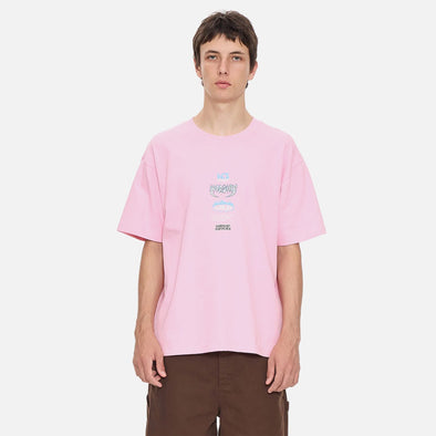 WORSHIP Pile Up Tee - Flamingo