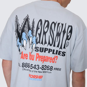 WORSHIP Preparation Tee - Lunar Grey