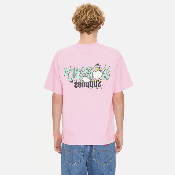 WORSHIP Scrambled Tee - Flamingo