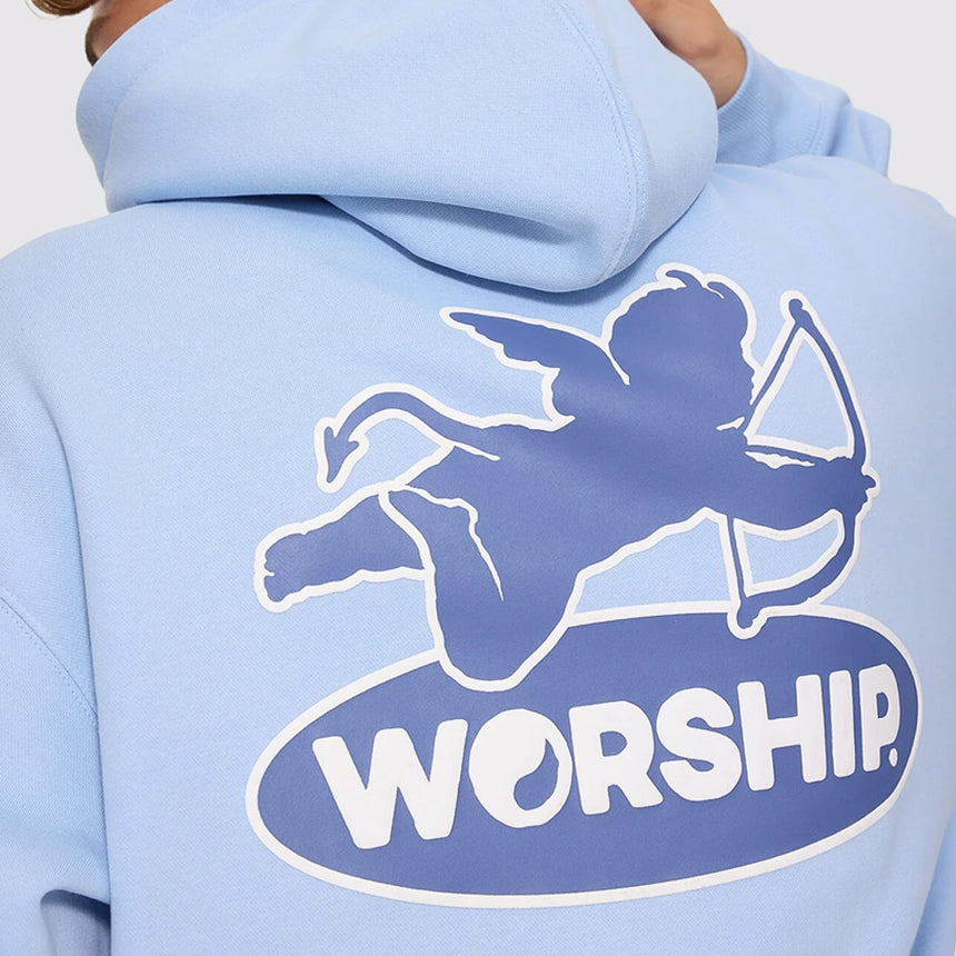 WORSHIP Shadow Cherub Pullover Hood - Dream Blue