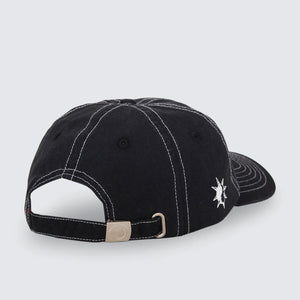 WORSHIP Spiker 6 Panel Cap - Washed Black