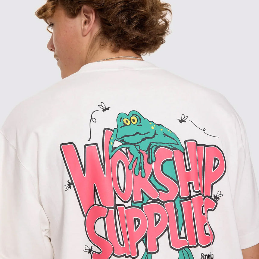 WORSHIP Spoilt For Choice Tee - Coconut Milk