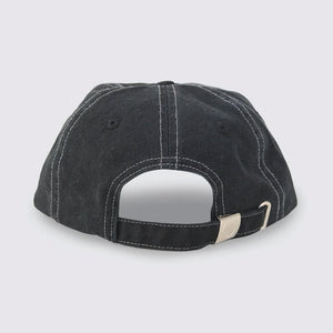WORSHIP Topper 6 Panel Hat - Washed Black