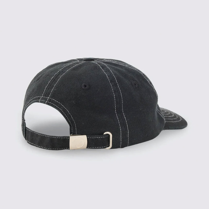 WORSHIP Topper 6 Panel Hat - Washed Black