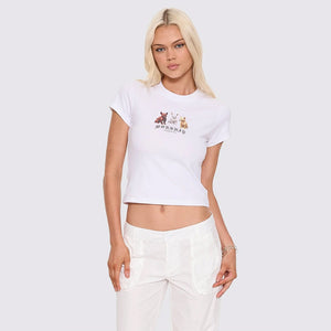 WORSHIP Women's Chichi Teeny Tee - White