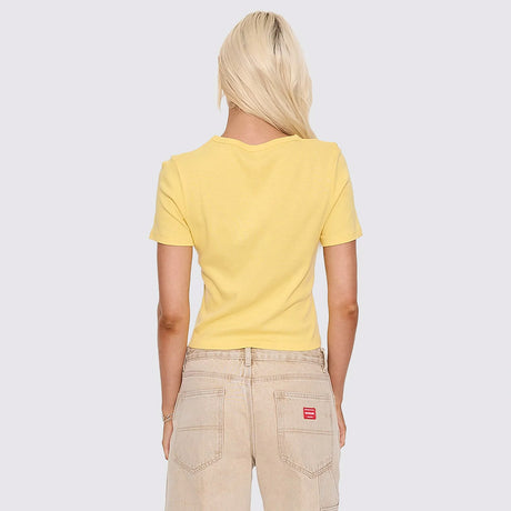 WORSHIP Women's Supernova Day Fit Tee - Good Time Yellow
