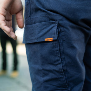 VOLCOM Workwear Caliper Work Pant - Navy