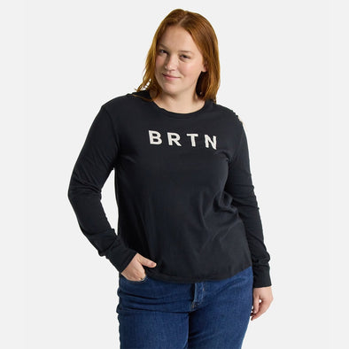 BURTON Women's BRTN Long Sleeve Tee - True Black