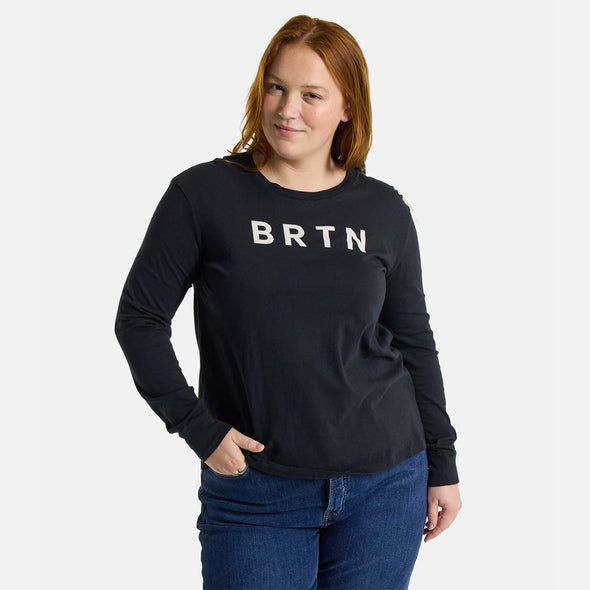 BURTON Women's BRTN Long Sleeve Tee - True Black