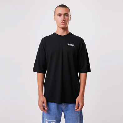 AFENDS Actual Pain Hemp Oversized Tee - Black