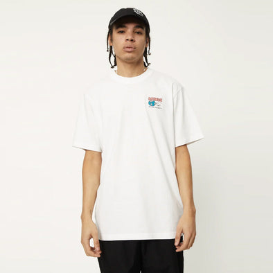 AFENDS Back To It Recycled Retro Fit Tee - White
