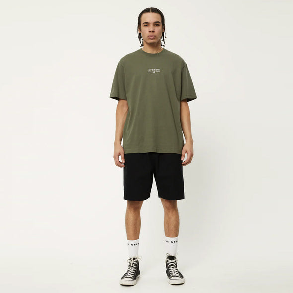 AFENDS Calico Recycled Retro Fit Tee - Cypress