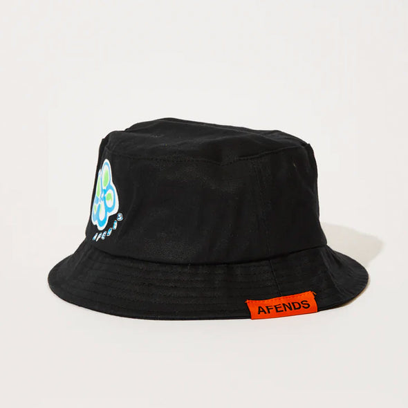AFENDS Cosmic Hemp Bucket Hat - Black
