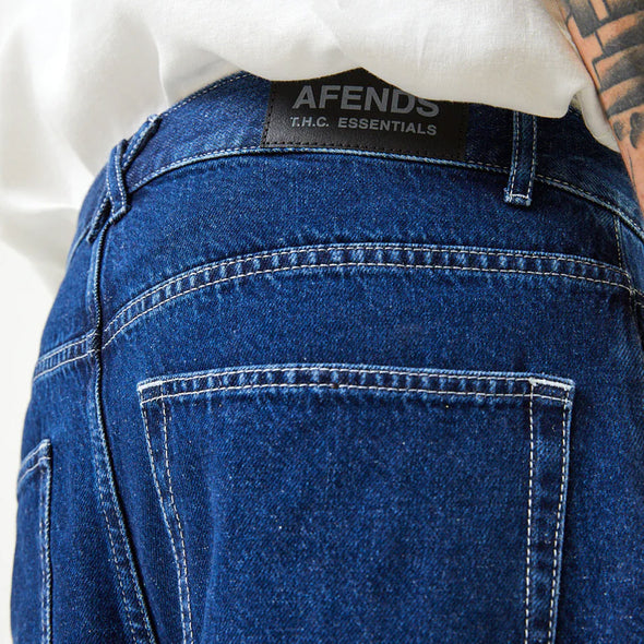 AFENDS Ninety Twos Hemp Denim Relaxed Jeans - Original Rinse