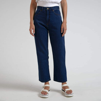 AFENDS Women's Shelby Hemp Denim Jeans - Indigo Rinse
