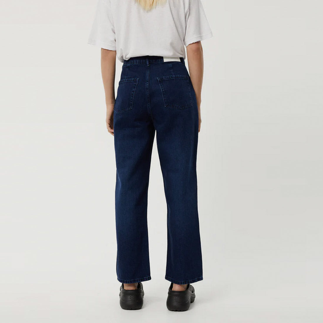 AFENDS Women's Shelby Hemp Denim Wide Leg Jeans Original Rinse