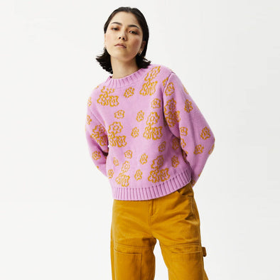 AFENDS Women's Clara Recycled Knit Crew - Candy