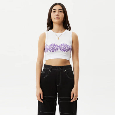 AFENDS Women's Daisy Cropped Singlet - White