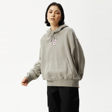 AFENDS Women's Flower Recycled Hood - Olive