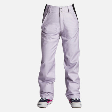 AIRBLASTER Women's High Waisted Trouser Pant 2023 - DK Lavender Cord Stripe
