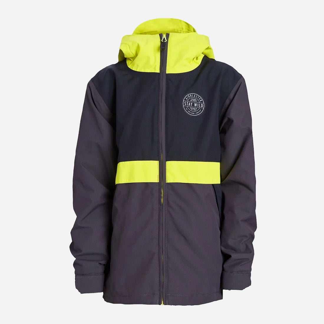AIRBLASTER Youth Trencher Full Zip Jacket 2024 - Black Safety