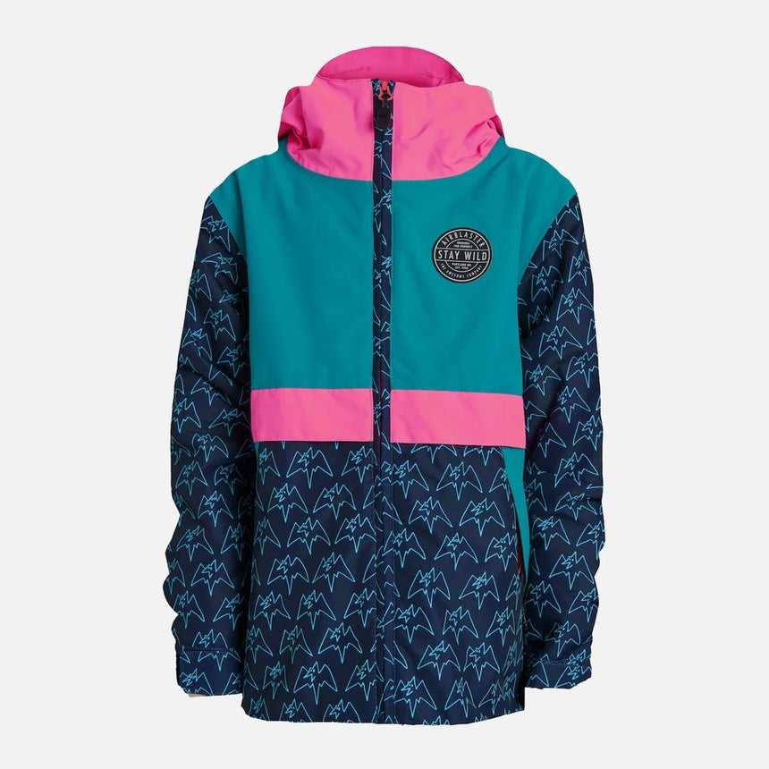 AIRBLASTER Youth Trencher Full Zip Jacket 2024 - Bluebird Terry