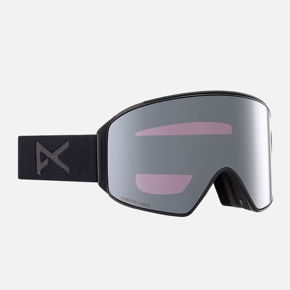 ANON M4 Cylindrical Low Bridge Fit Goggle + MFI Facemask 2024 - Smoke/Perceive Sunny Onyx