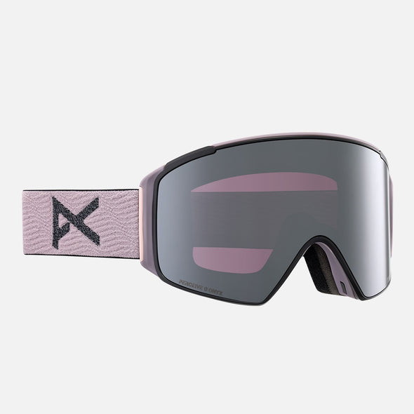 ANON M4S Cylindrical Goggle + MFI Facemask 2024 - Elderberry/Perceive Sunny Onyx