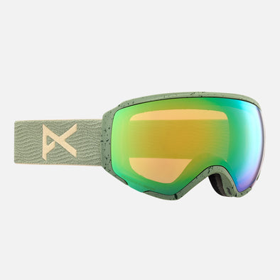 ANON WM1 Goggle + MFI Facemask 2024 - Hedge/Perceive Variable Green