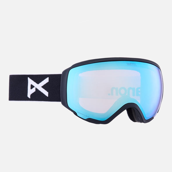 ANON WM1 Goggle + MFI Facemask 2024 - Black/Perceive Variable Blue