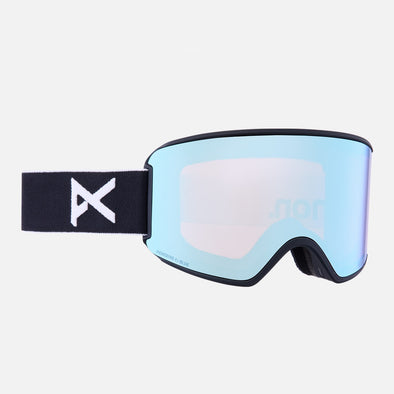 ANON WM3 Goggle + MFI Facemask 2024 - Black/Perceive Variable Blue