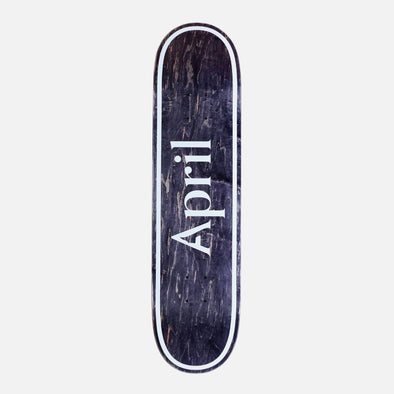 APRIL OG Logo Invert Deck (Black) - 8.38
