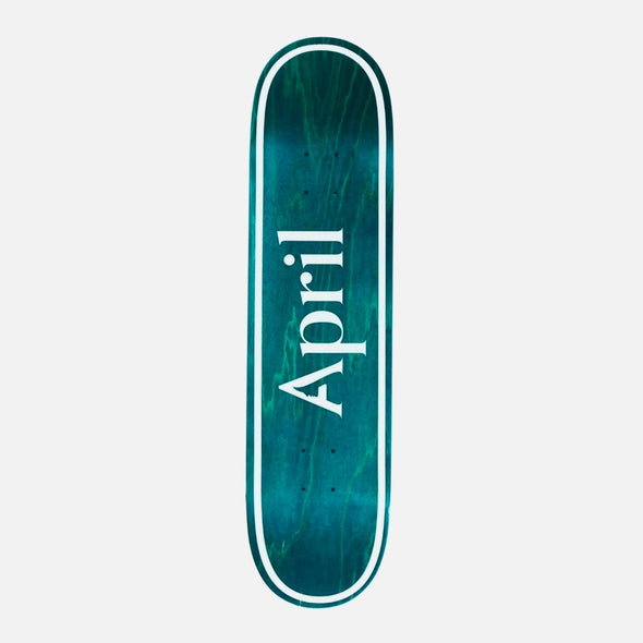 APRIL OG Logo Invert Deck (Mint) - 8.0