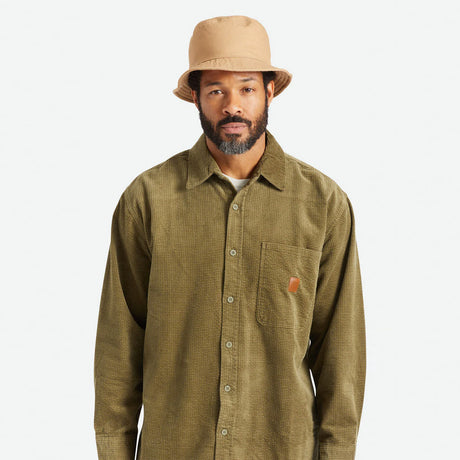 BRIXTON Abraham Reversible Bucket Hat - Mojave