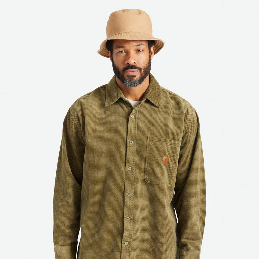 BRIXTON Abraham Reversible Bucket Hat - Mojave