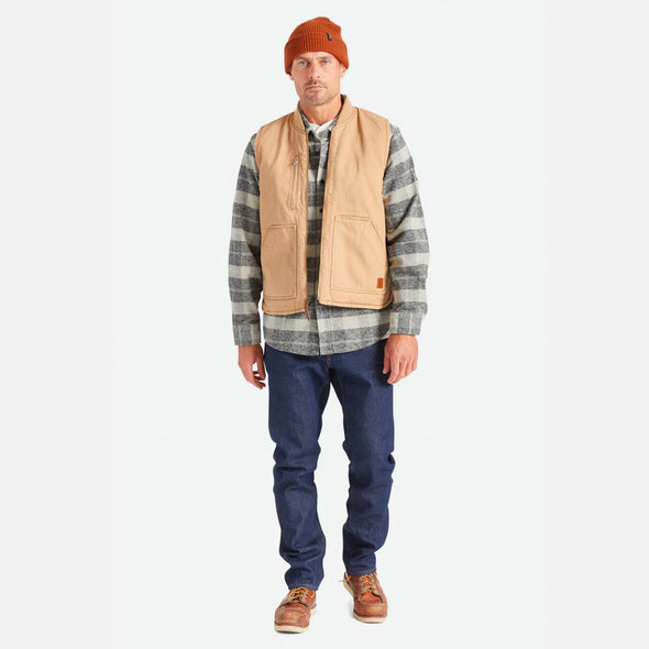 BRIXTON Abraham Reversible Vest - Mojave
