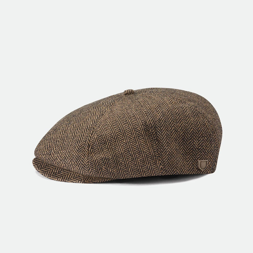 BRIXTON Brood Snap Cap - Brown/Khaki