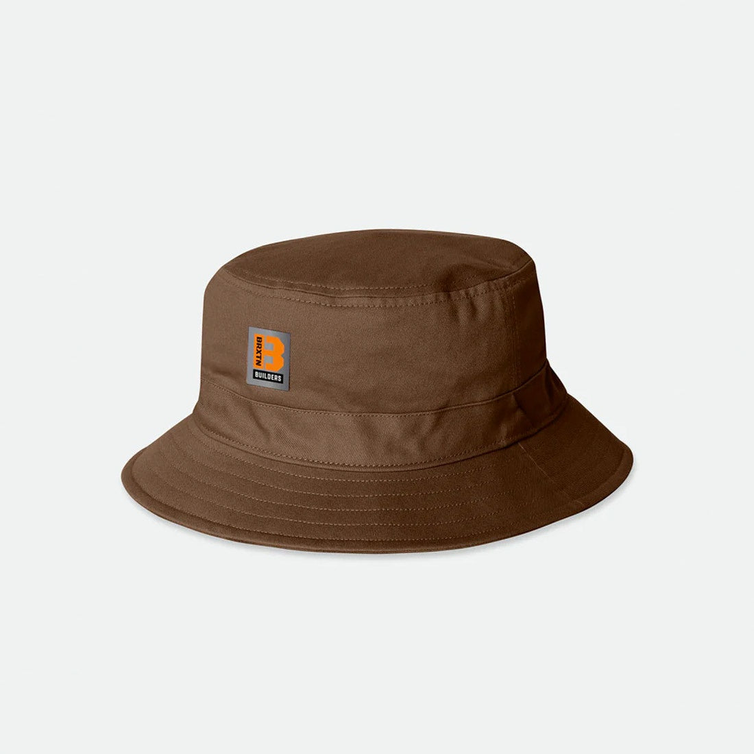 BRIXTON Builders Reversible Bucket Hat - Bison/Burnt Red