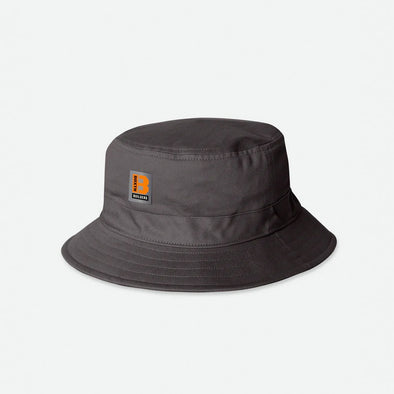 BRIXTON Builders Reversible Bucket Hat - Charcoal/Black