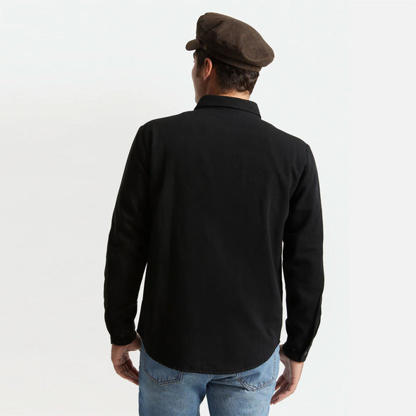 BRIXTON Charter Oxford Long Sleeve Shirt - Black